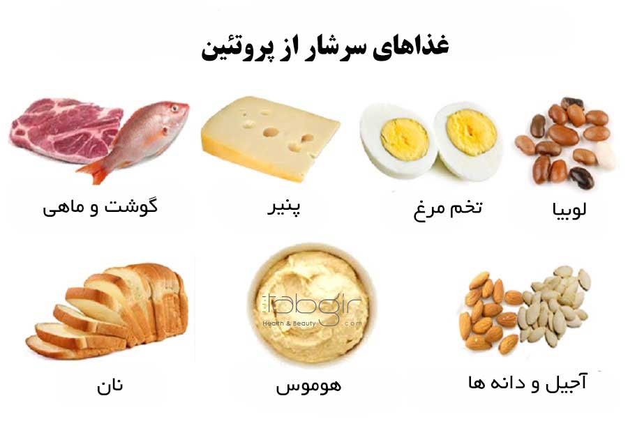 مواد غذایی سرشار از پروتئین 