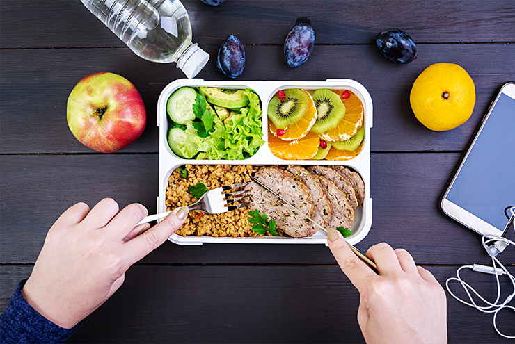 وعده‌ غذایی قبل و بعد از ورزش